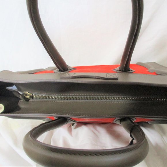 NEW CELINE PARIS ITALY Python Leather MINI LUGGAGE BRICK Tote Bag NWT - Picture 3 of 11